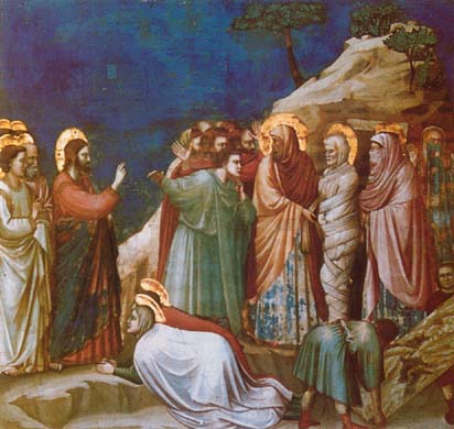 Giotto: Lázár feltámasztása